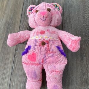 Doodle Bear Plush 15" Teddy Pink Purple Tyco
1994  vintage